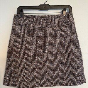 Banana Republic herringbone mini skirt